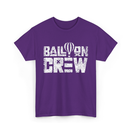 Balloon Crew Ballooning Pilot T-Shirt - Purple