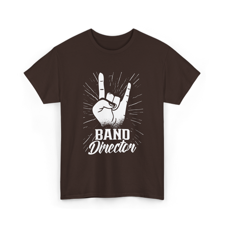 Band Director Music Director T-Shirt - Dark Chocolate