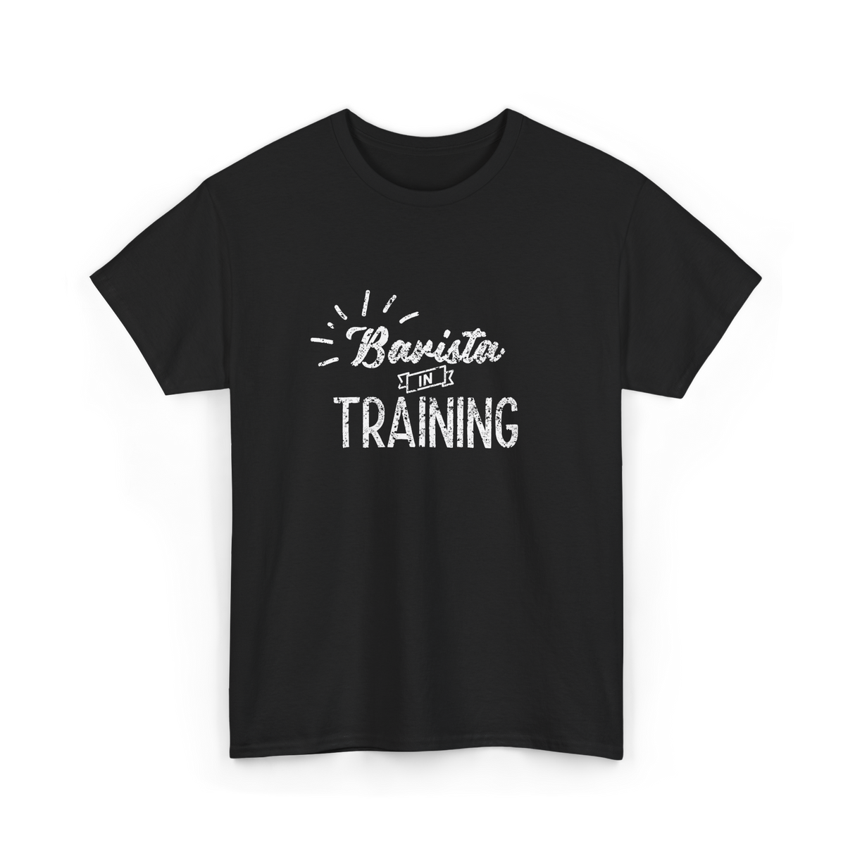 Barista In Training Barista Coffee T-Shirt - Black