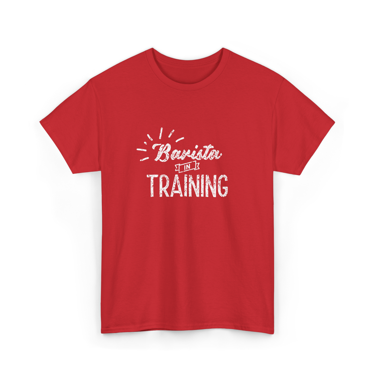 Barista In Training Barista Coffee T-Shirt - Red