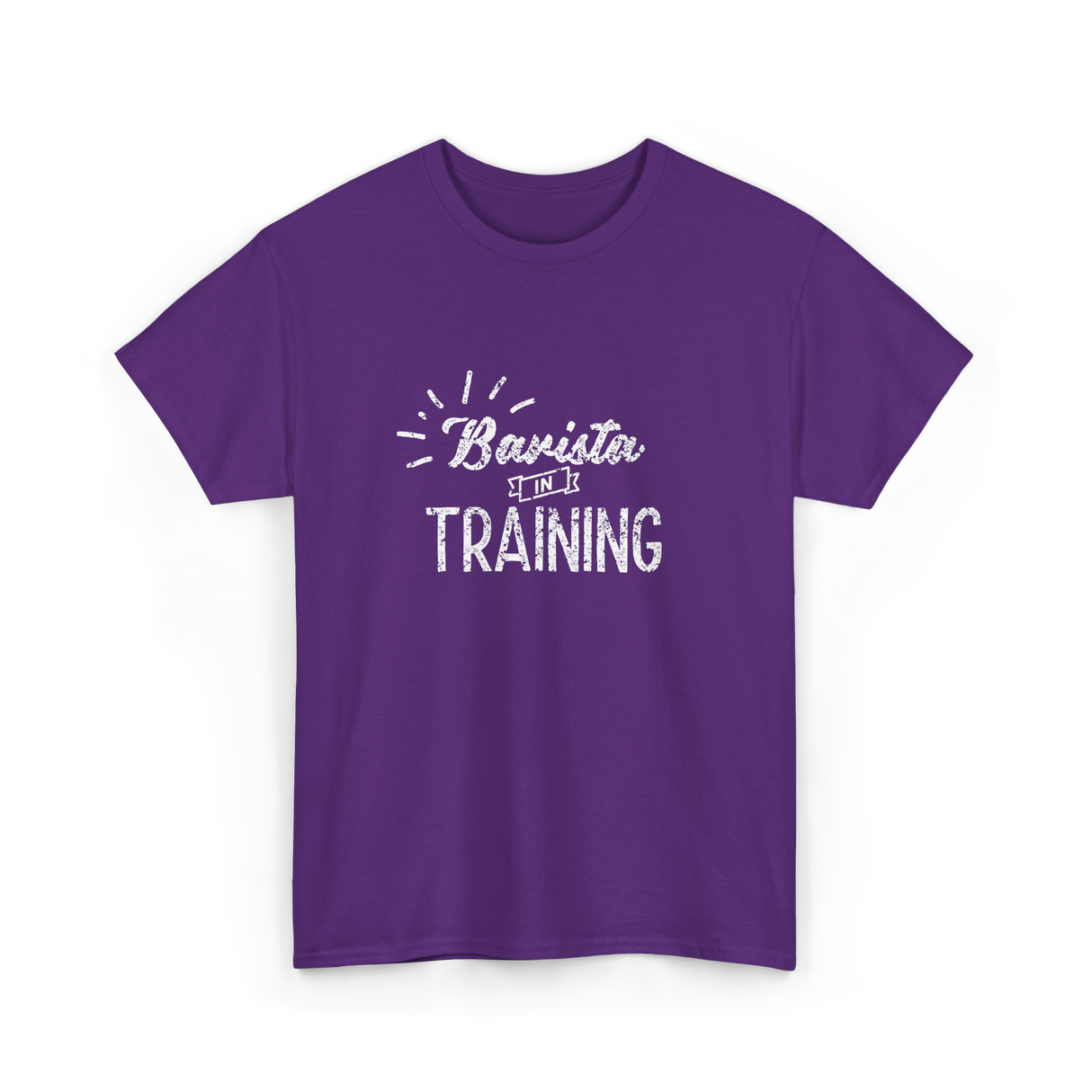 Barista In Training Barista Coffee T-Shirt - Purple