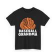 Baseball Baseballer Player Sport T-Shirt - Black