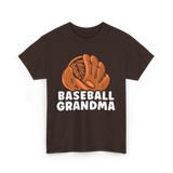 Baseball Baseballer Player Sport T-Shirt - Dark Chocolate