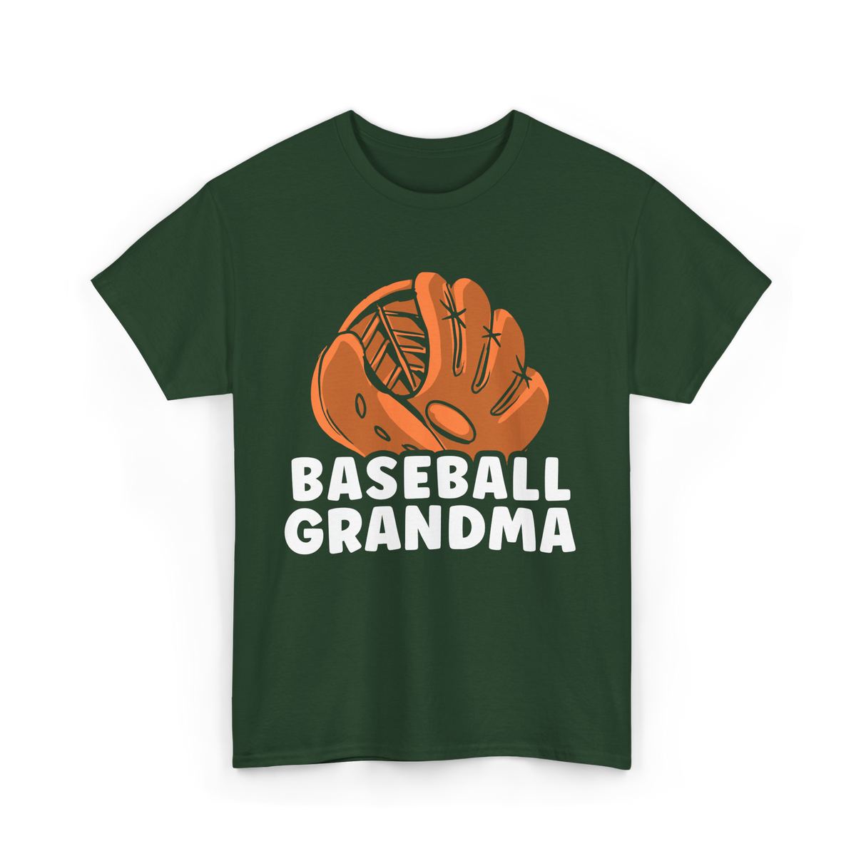 Baseball Baseballer Player Sport T-Shirt - Forest Green