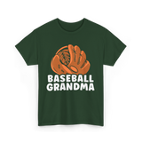 Baseball Baseballer Player Sport T-Shirt - Forest Green