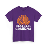 Baseball Baseballer Player Sport T-Shirt - Purple