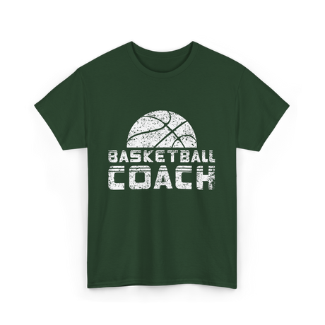 Basketball Coach Basketball Coaching T-Shirt - Forest Green