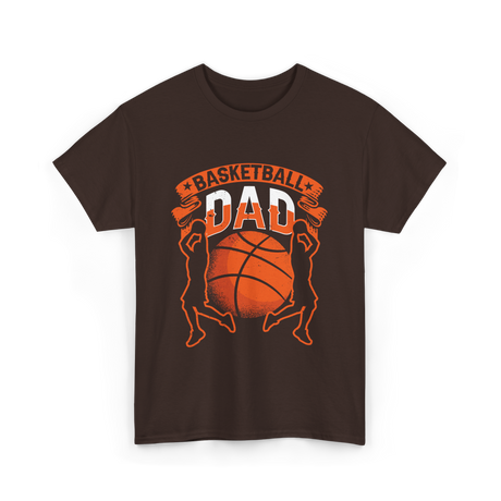 Basketball Dad Basketball Player T-Shirt - Dark Chocolate