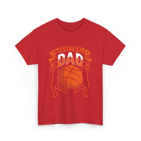 Basketball Dad Basketball Player T-Shirt - Red