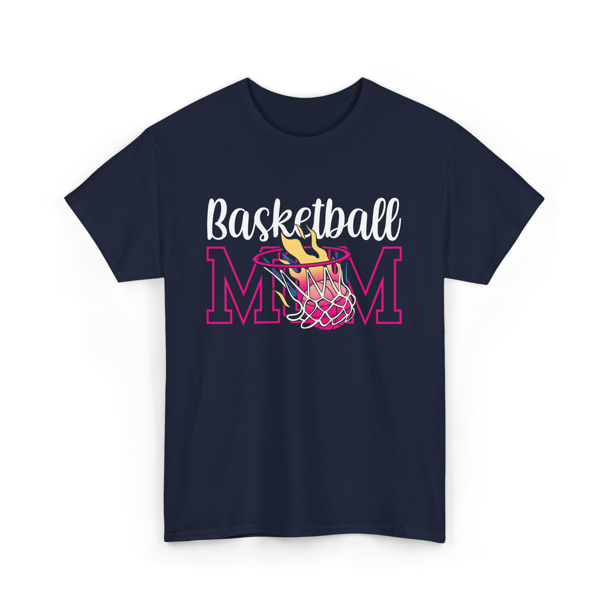 Basketball Mom Basketball Player T-Shirt - Navy