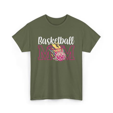 Basketball Mom Basketball Player T-Shirt - Military Green