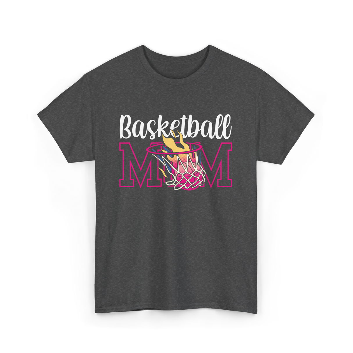 Basketball Mom Basketball Player T-Shirt - Dark Heather