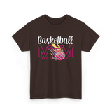 Basketball Mom Basketball Player T-Shirt - Dark Chocolate