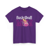 Basketball Mom Basketball Player T-Shirt - Purple