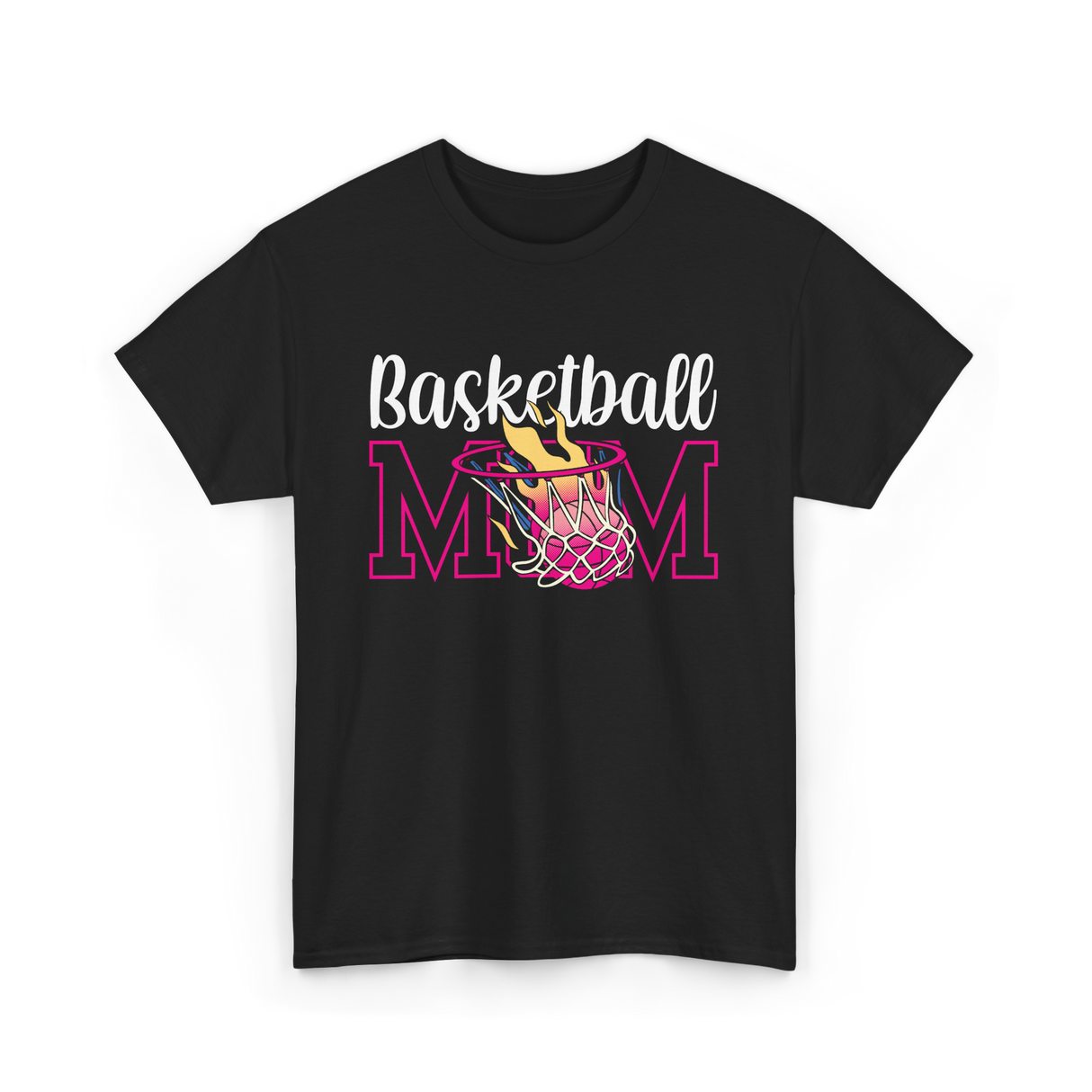 Basketball Mom Basketball Player T-Shirt - Black