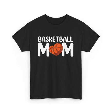 Basketball Mom Basketball T-Shirt - Black