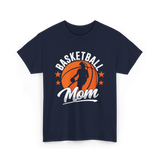 Basketball Mom Coach Player T-Shirt - Navy