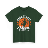 Basketball Mom Coach Player T-Shirt - Forest Green