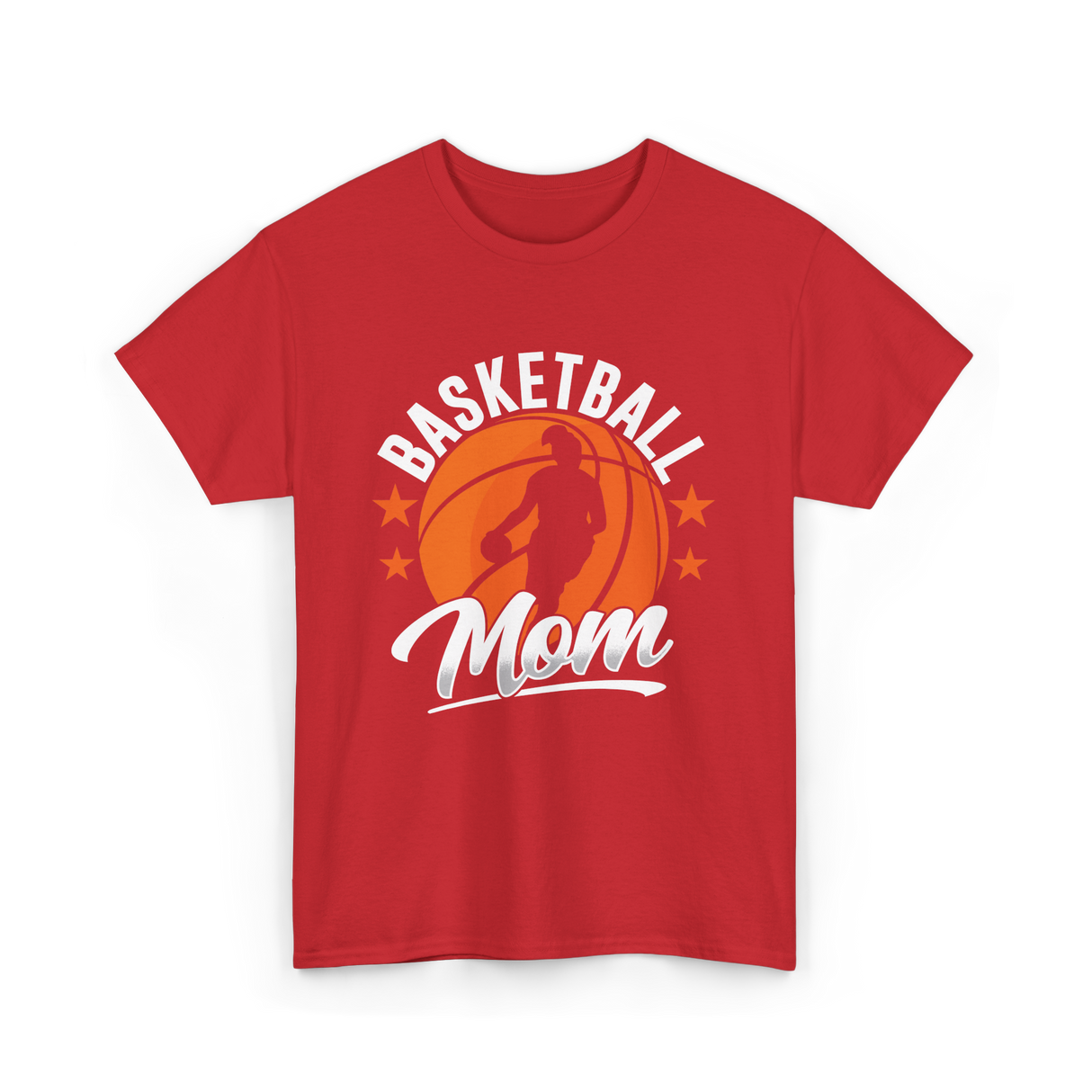 Basketball Mom Coach Player T-Shirt - Red