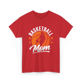 Basketball Mom Coach Player T-Shirt - Red