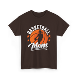 Basketball Mom Coach Player T-Shirt - Dark Chocolate