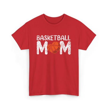 Basketball Mom Love Basketball T-Shirt - Red