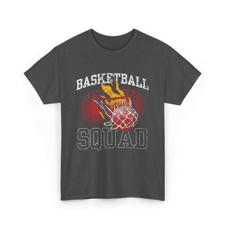 Basketball Squad Basketball T-Shirt - Dark Heather