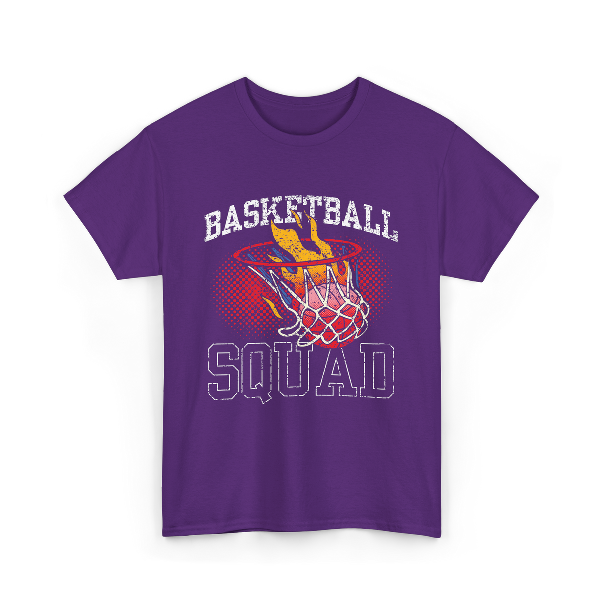 Basketball Squad Basketball T-Shirt - Purple