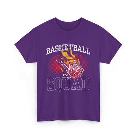 Basketball Squad Basketball T-Shirt - Purple