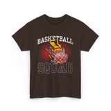 Basketball Squad Basketball T-Shirt - Dark Chocolate