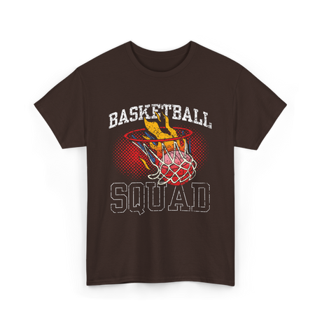 Basketball Squad Basketball T-Shirt - Dark Chocolate