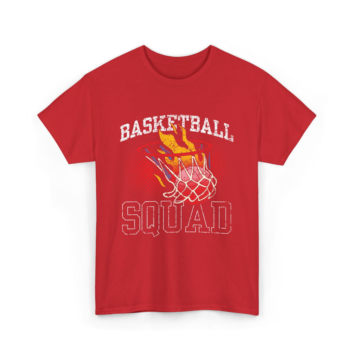 Basketball Squad Basketball T-Shirt - Red