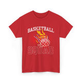 Basketball Squad Basketball T-Shirt - Red