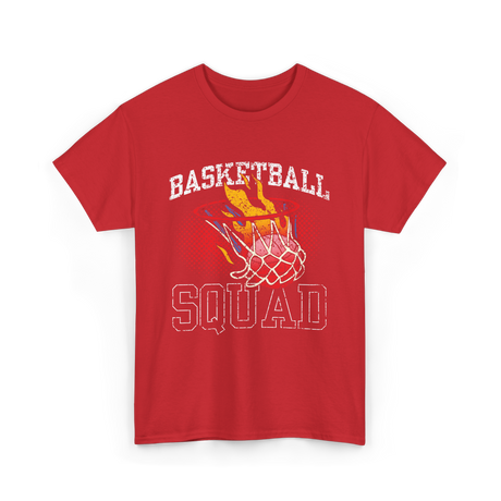 Basketball Squad Basketball T-Shirt - Red