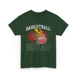 Basketball Squad Basketball T-Shirt - Forest Green