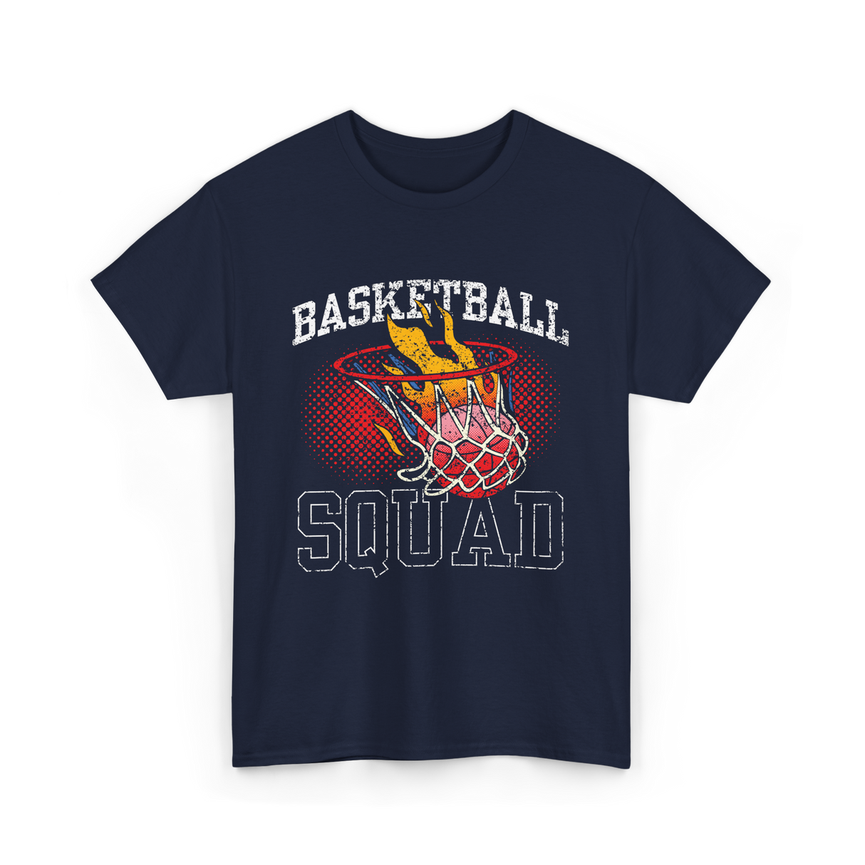 Basketball Squad Basketball T-Shirt - Navy