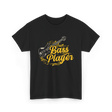 Bass Player Musician Guitar T-Shirt - Black