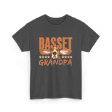 Basset Grandpa Basset Hound T-Shirt - Dark Heather