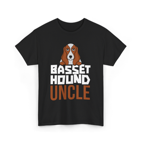 Basset Hound Uncle Dog Owner T-Shirt - Black