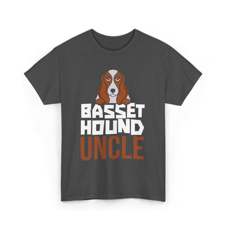 Basset Hound Uncle Dog Owner T-Shirt - Dark Heather