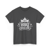 BBQ Queen Barbecue Grilling T-Shirt - Dark Heather