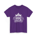 BBQ Queen Barbecue Grilling T-Shirt - Purple