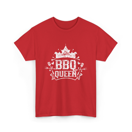 BBQ Queen Barbecue Grilling T-Shirt - Red