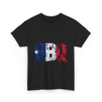 BBQ Texas Flag Barbecue T-Shirt - Black