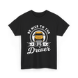 Be Nice To The Bus Driver Bus T-Shirt - Black