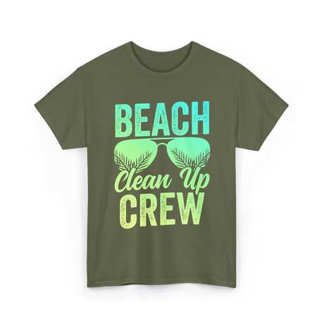 Beach Crew Cleaners T-Shirt - Military Green