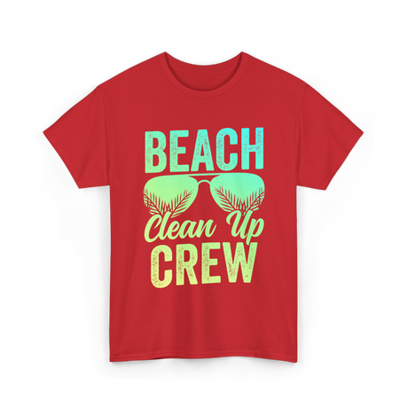 Beach Crew Cleaners T-Shirt - Red