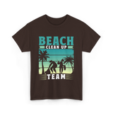 Beach Team Cleanup T-Shirt - Dark Chocolate