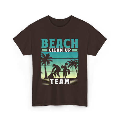 Beach Team Cleanup T-Shirt - Dark Chocolate