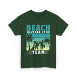 Beach Team Cleanup T-Shirt - Forest Green